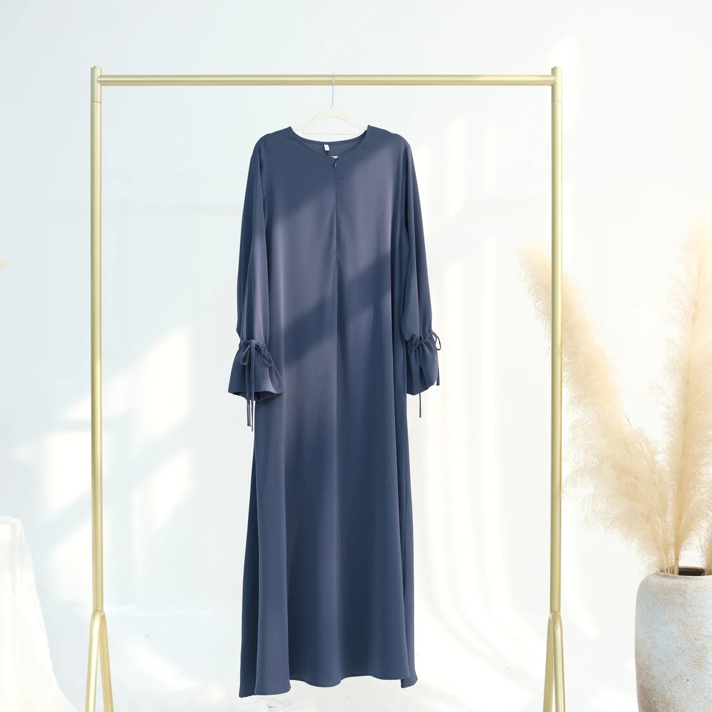 Solid Plain Abaya — Loose Fit