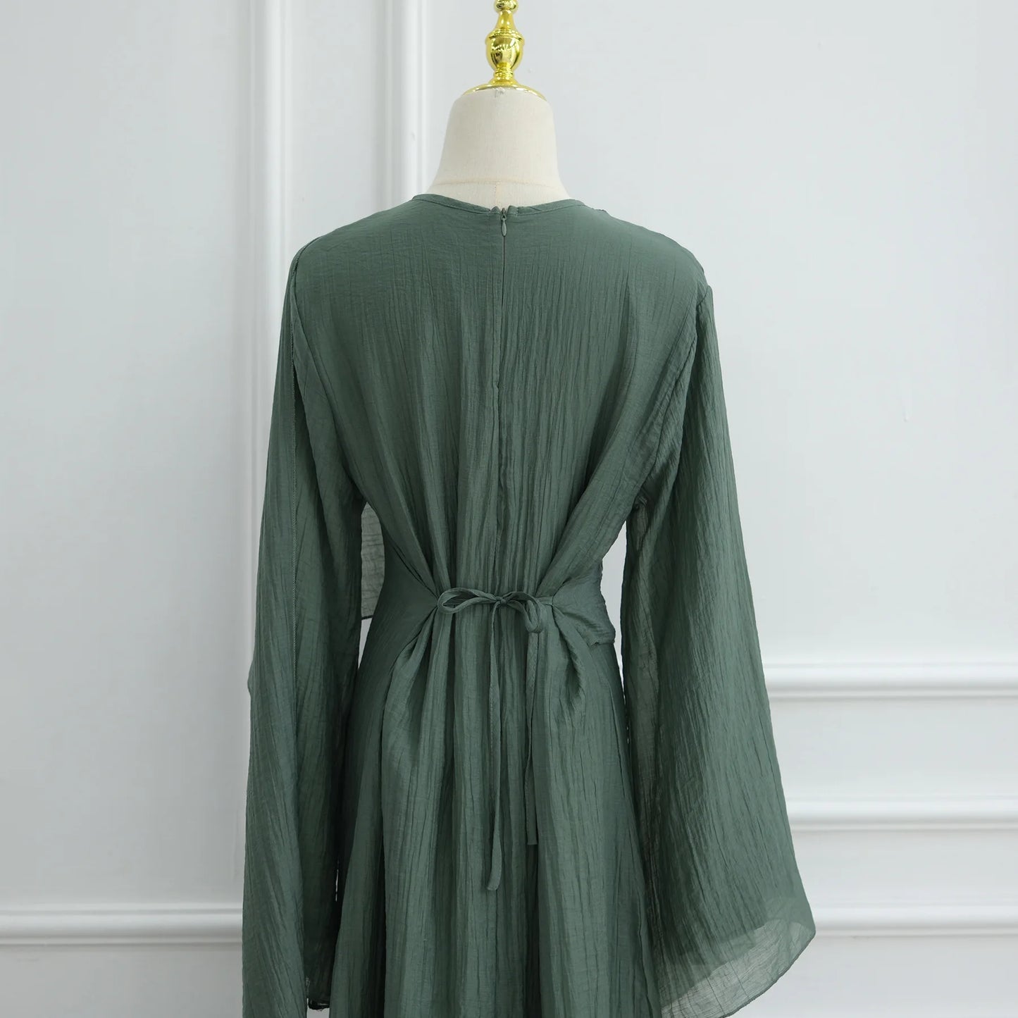 Two-Piece Solid Abaya Set — Ramadan