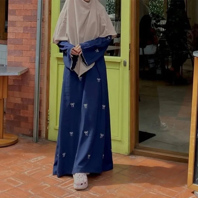 Butterfly Embroidery Abaya — Luxury