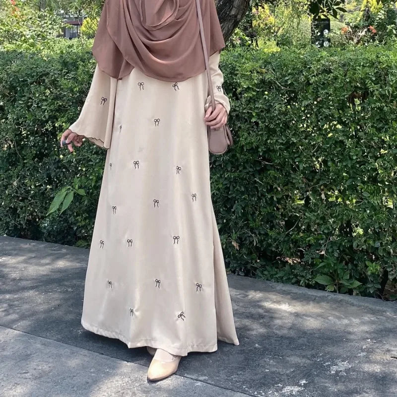 Butterfly Embroidery Abaya — Luxury