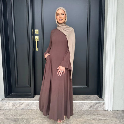 Solid Maxi Dress — Casual