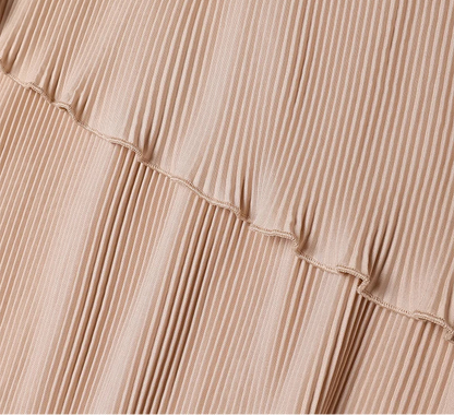 Pleated Lantern Sleeve Abaya — Autumn/Winter