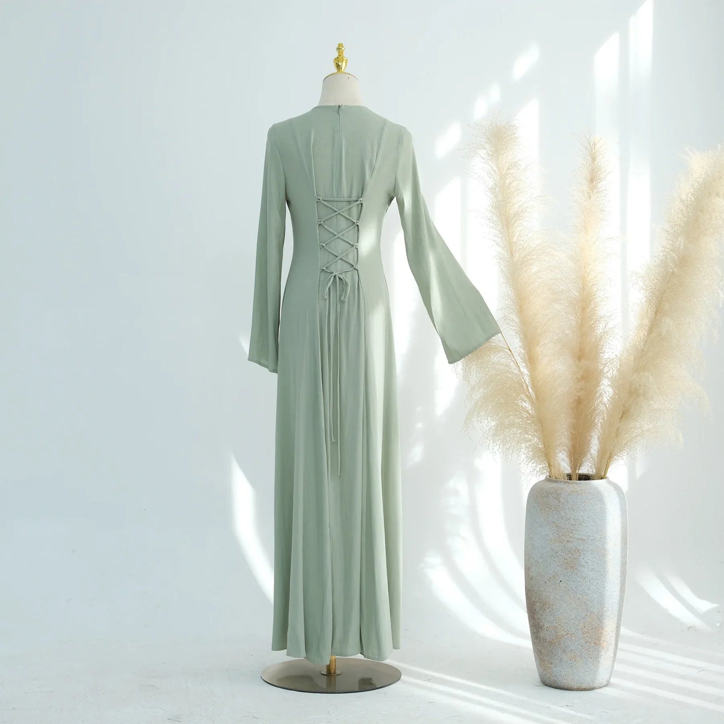 Solid Maxi Dress — Casual