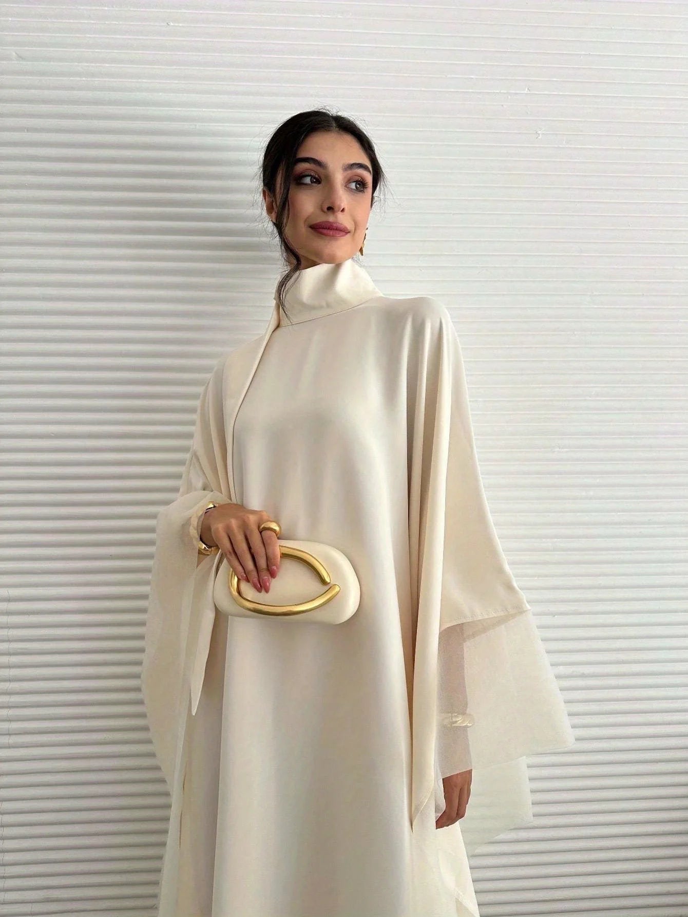 Batwing Sleeve Kaftan Abaya — Evening