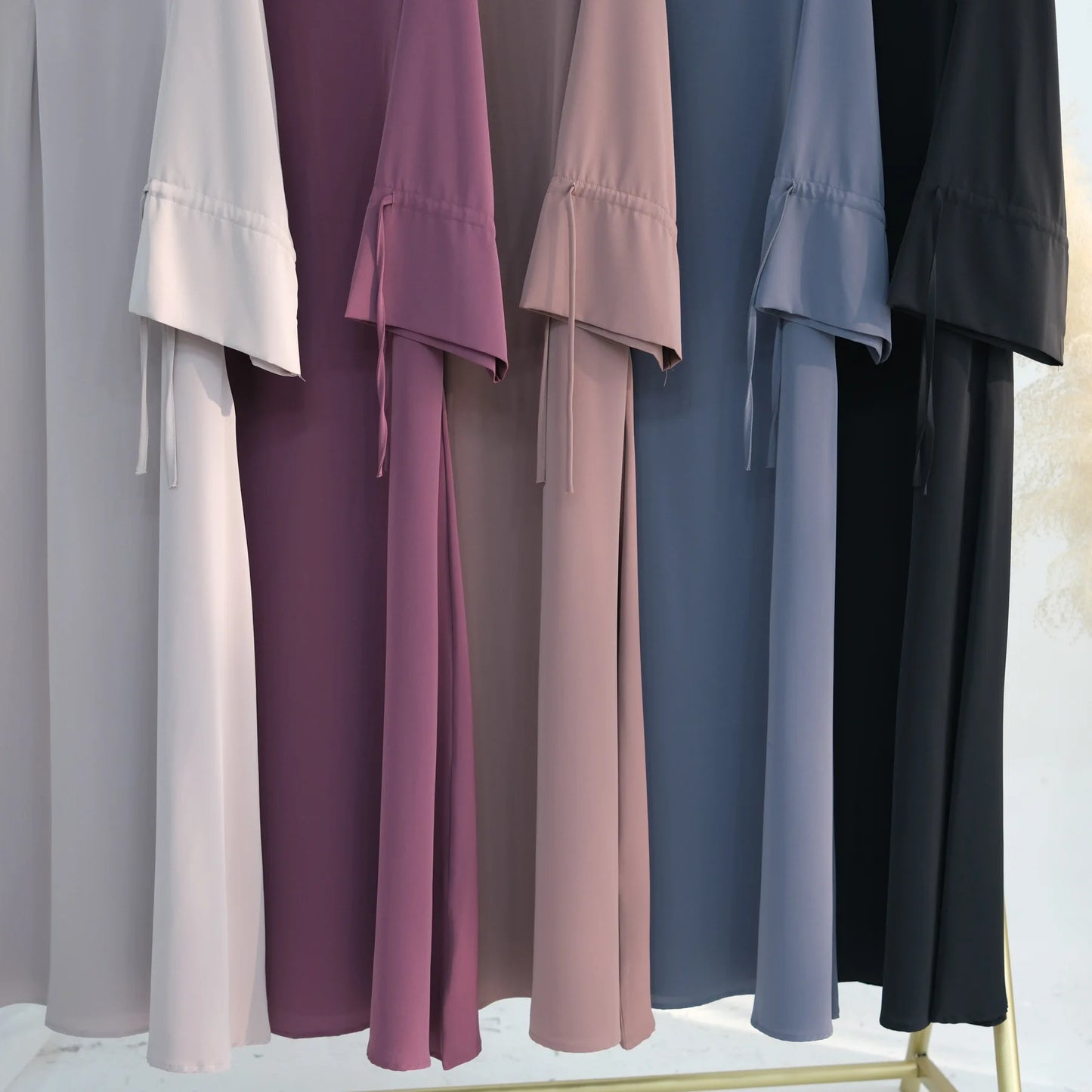 Solid Plain Abaya — Loose Fit