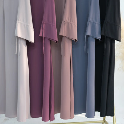 Solid Plain Abaya — Loose Fit