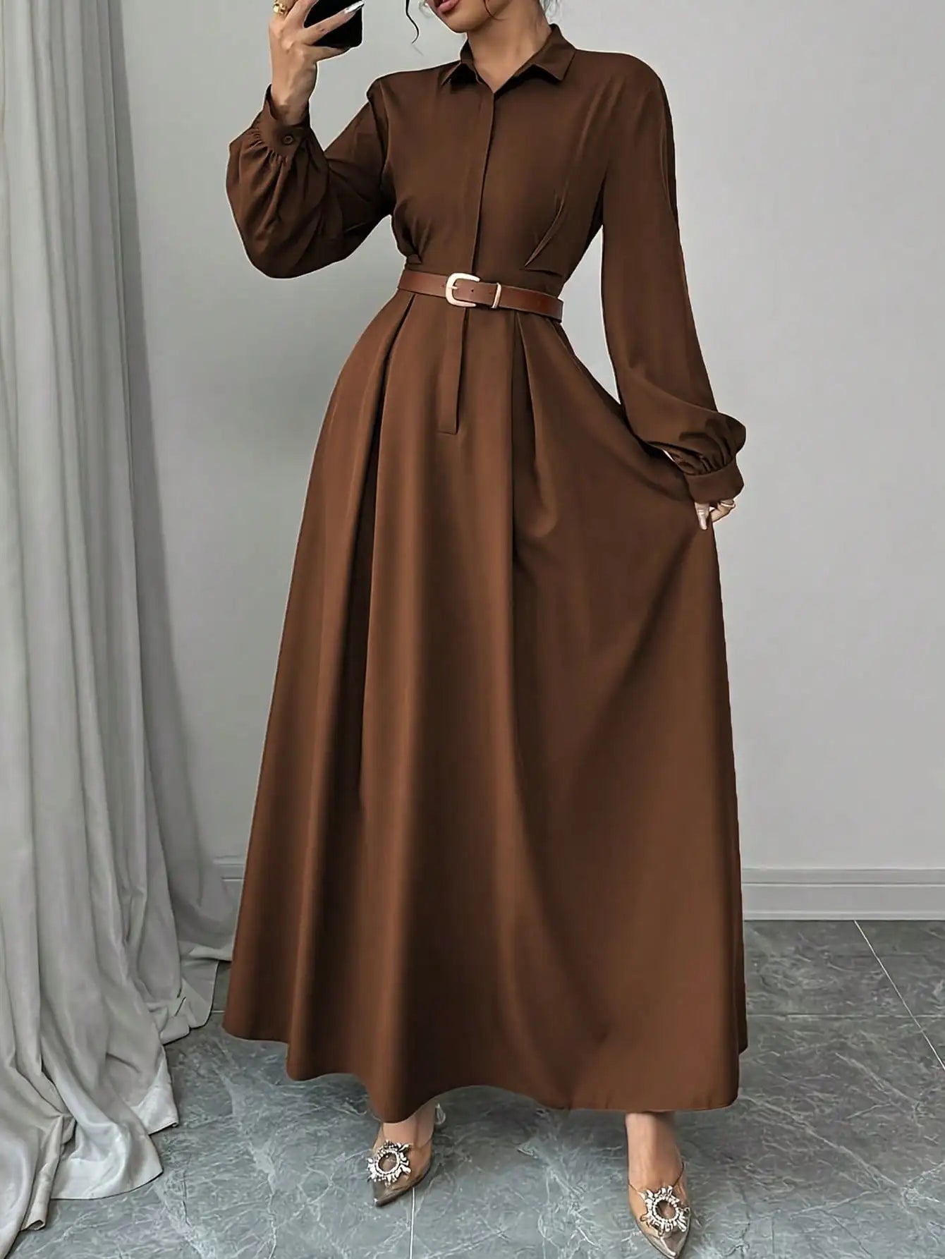 A-Line Maxi Dress — Office