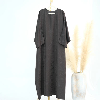 Two-Piece Abaya & Hijab Set — Luxury