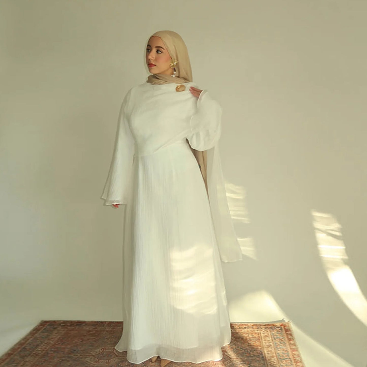 Two-Piece Solid Abaya Set — Ramadan | Shortlisted