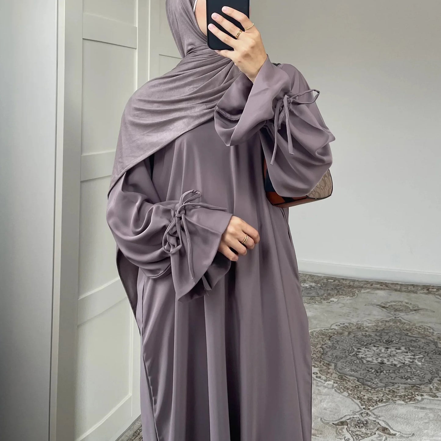 Solid Plain Abaya — Loose Fit