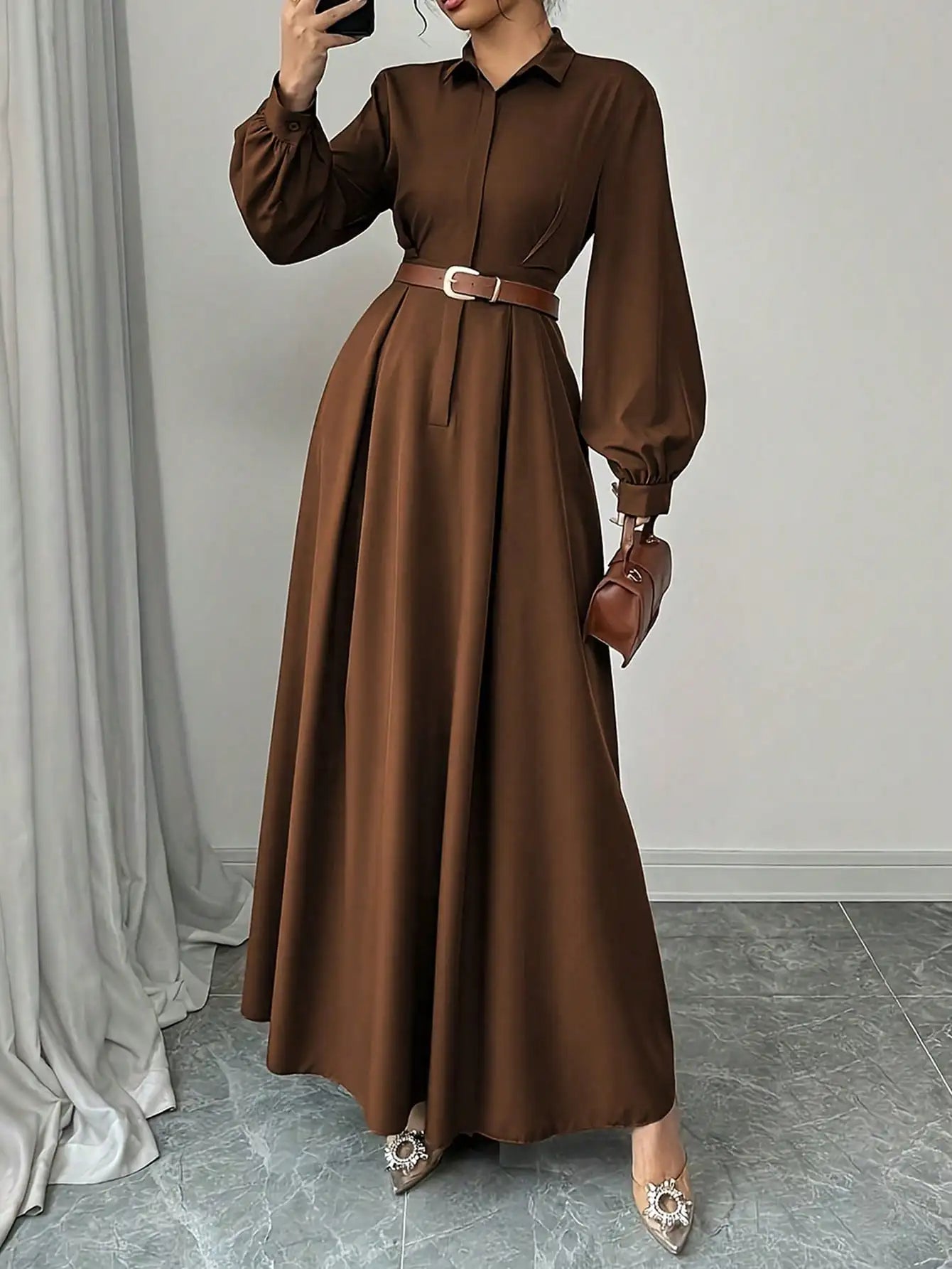 A-Line Maxi Dress — Office