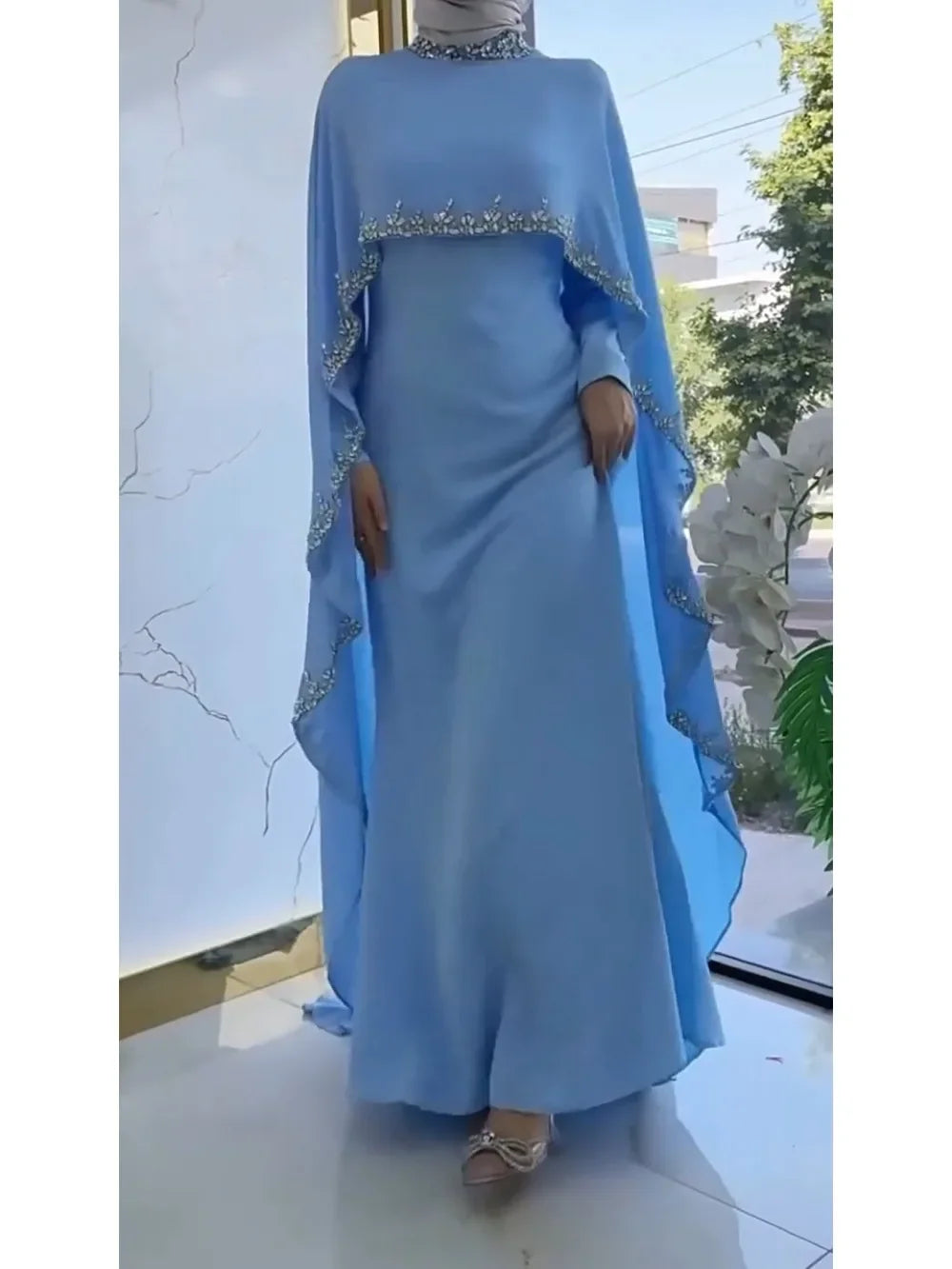 Embroidered Party Dress — Eid