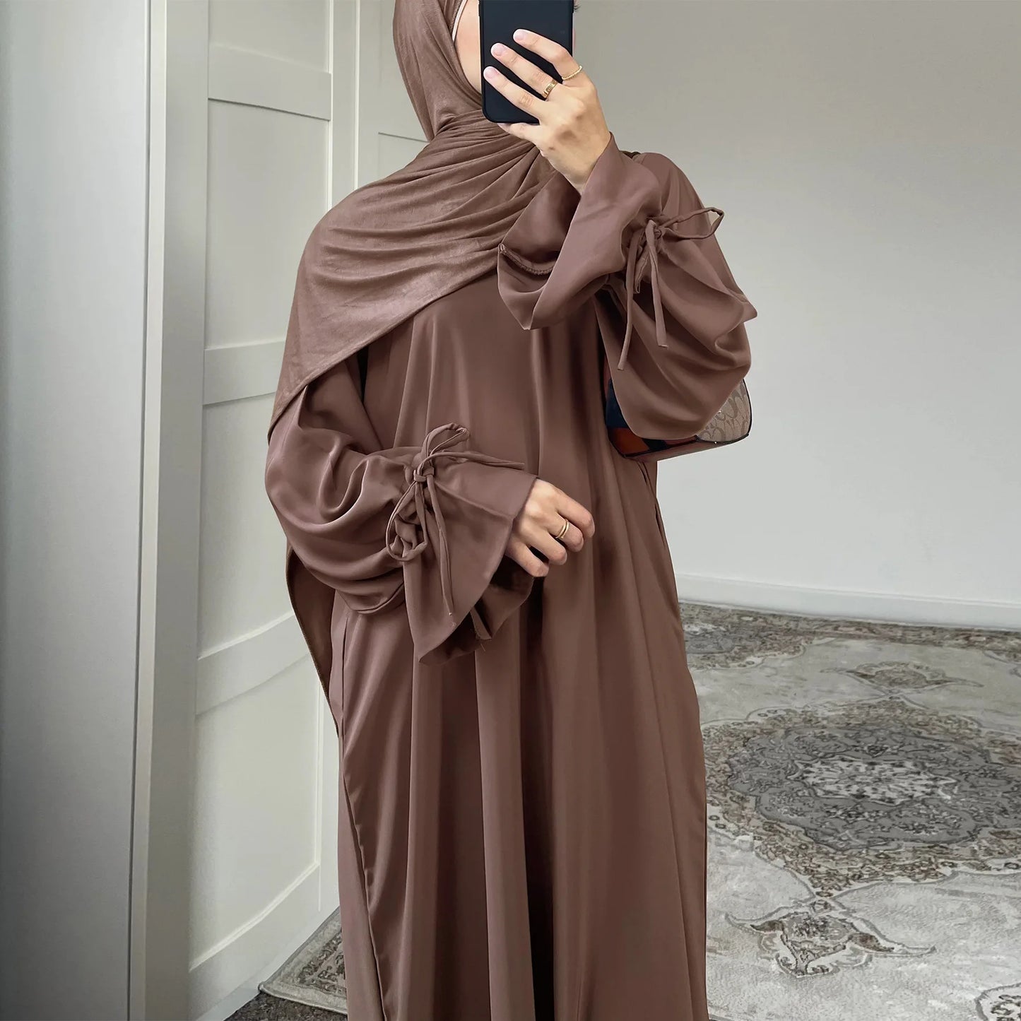 Solid Plain Abaya — Loose Fit