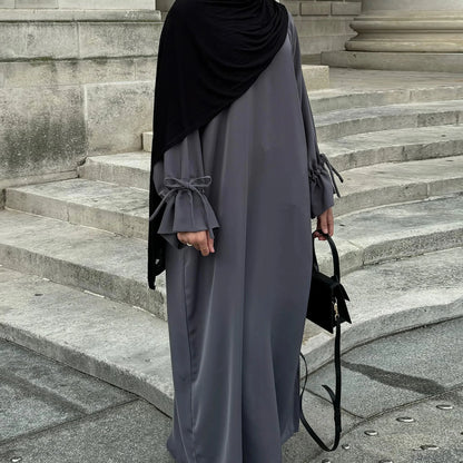 Solid Plain Abaya — Loose Fit
