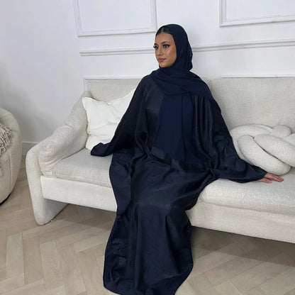 Two-Piece Abaya & Hijab Set — Luxury