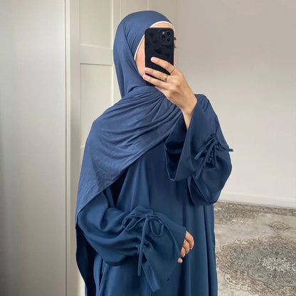Solid Plain Abaya — Loose Fit