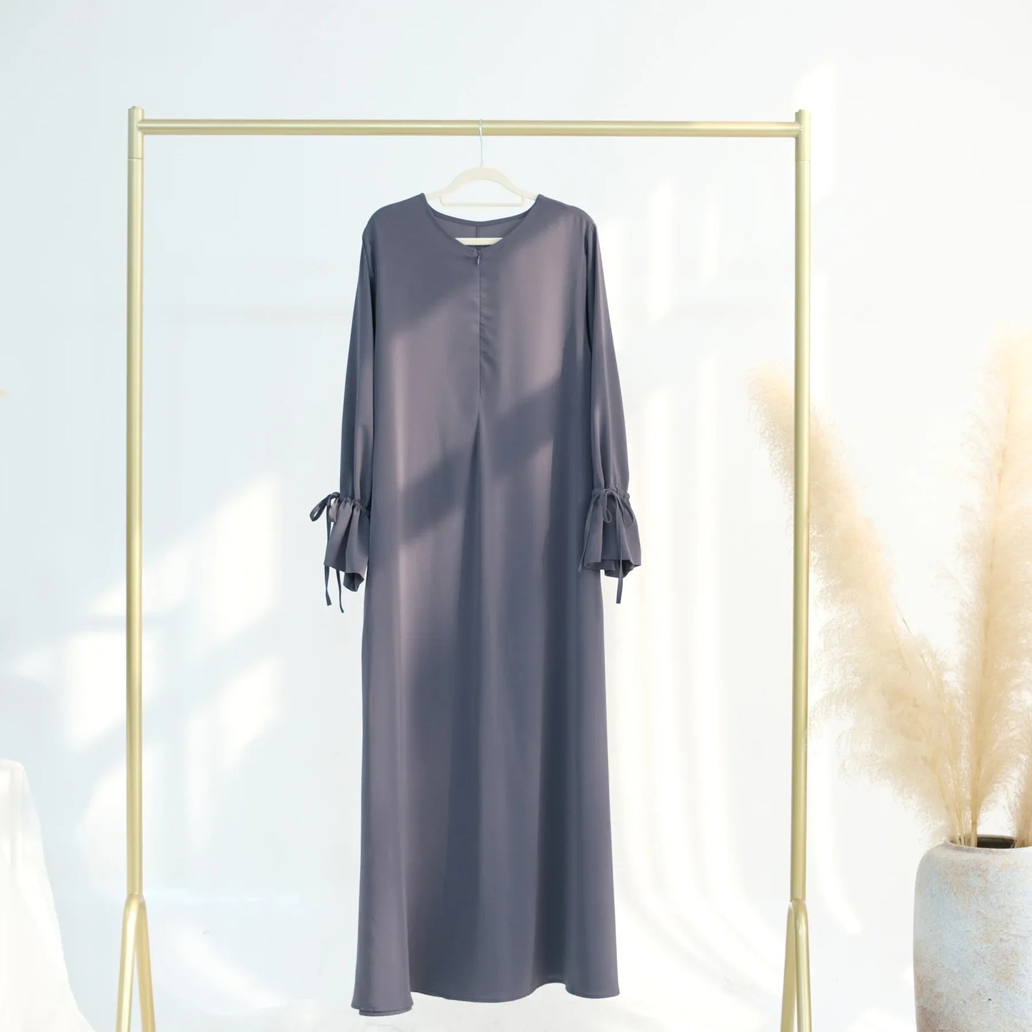 Solid Plain Abaya — Loose Fit